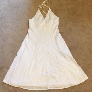 B Moss halter top dress